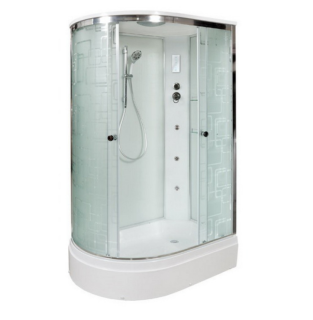 Душевая кабина Deto ЕМ2712 R с гидромассажем (гм.) 120х80х220 см